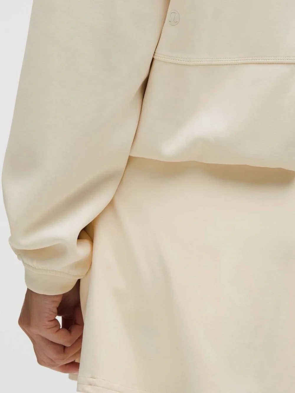 344. Lululemon Softstreme Full-Zip Hoodie Bone or white opal 8 & 10